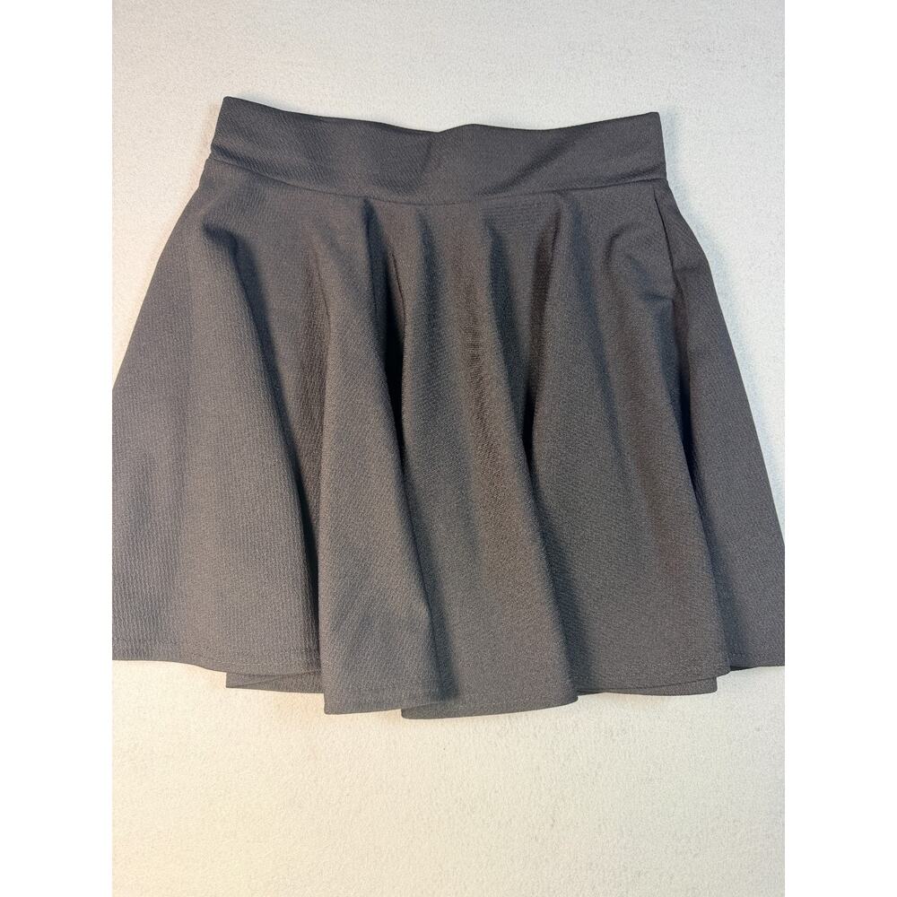 Urban Coco Black Skater Skirt Flared A-Line Pleated Medium NWOT
